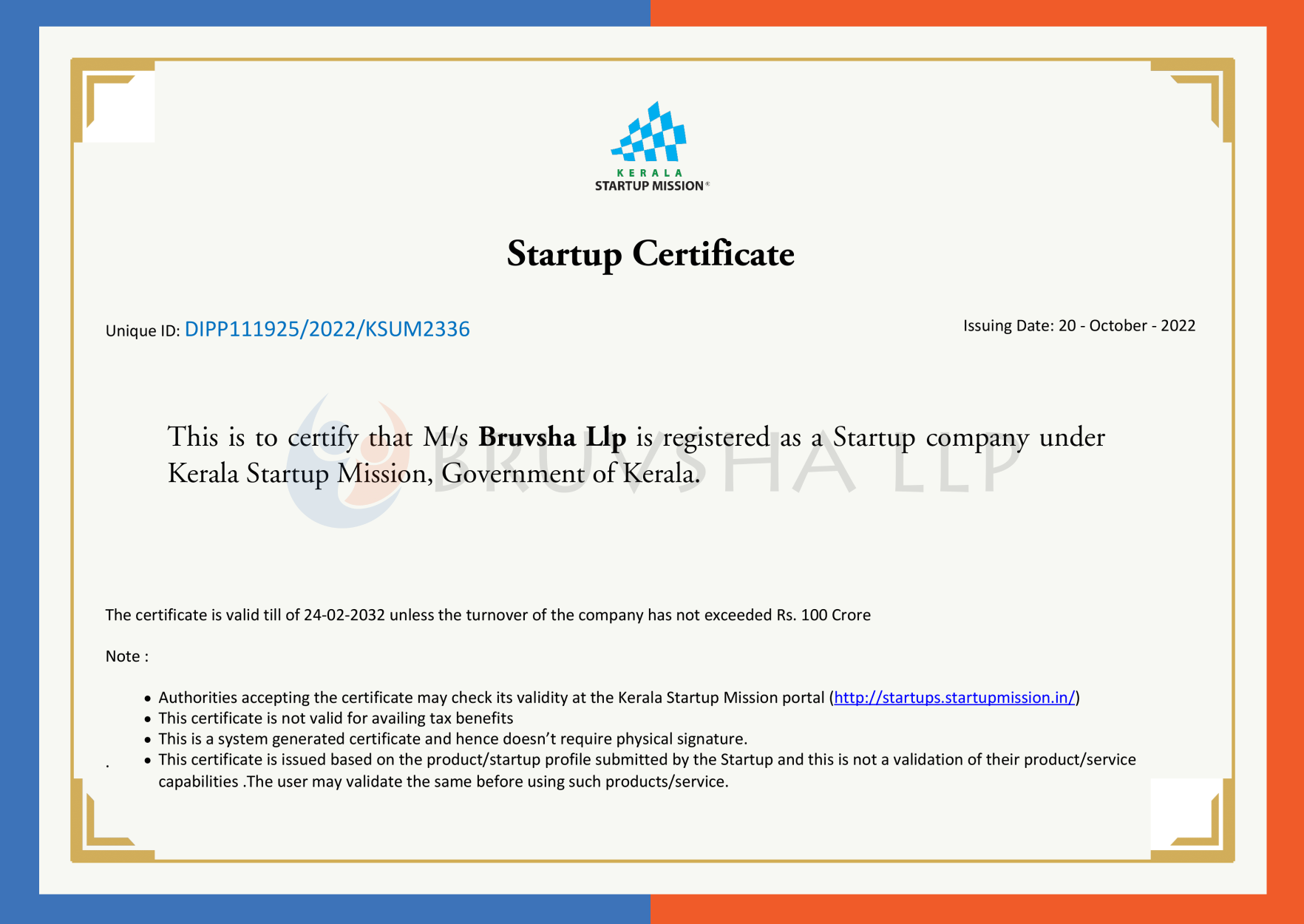 bruvsha kerala LLP